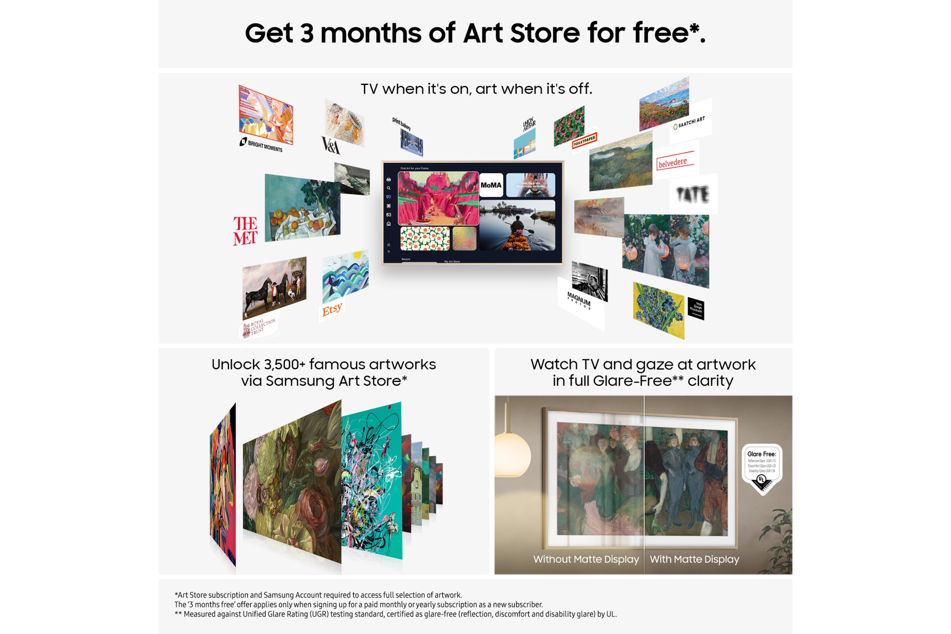 65” The Frame QLED 4K Vision AI Smart TV (2025) Black