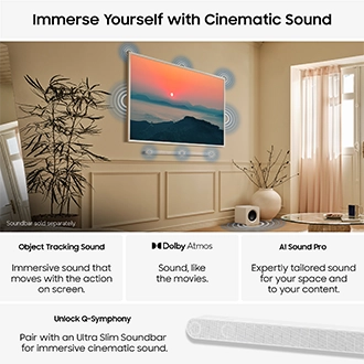 The Frame Pro LS03HW 4K Samsung Vision AI Smart TV (2026) Black