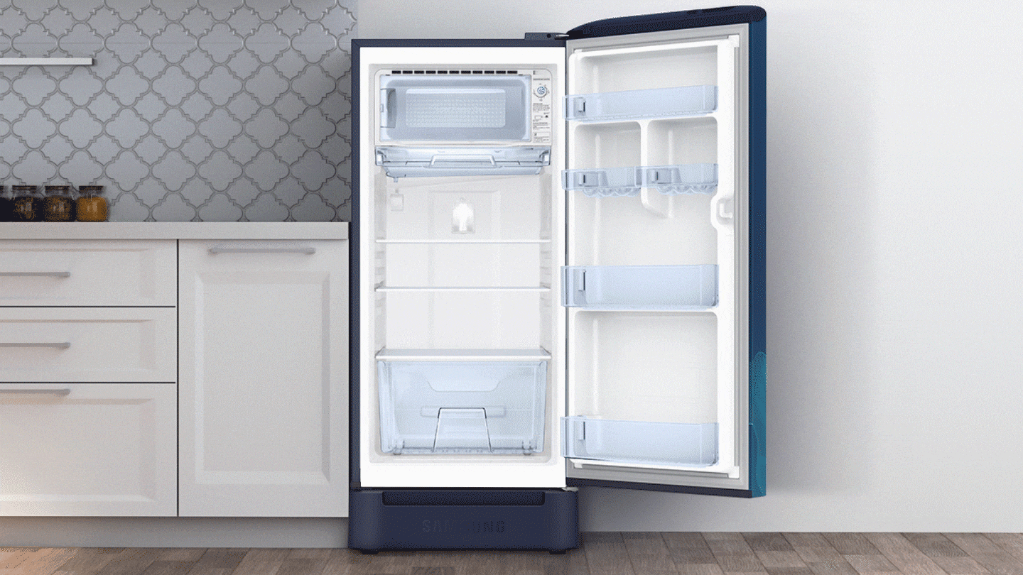 Samsung 1 Door Refrigerator - 6 L More Space Feature