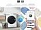 The wash cycle controlled via the SmartThings app. Laundry recipe,Laundry planner,HomeCare Wizard,Weather based course.