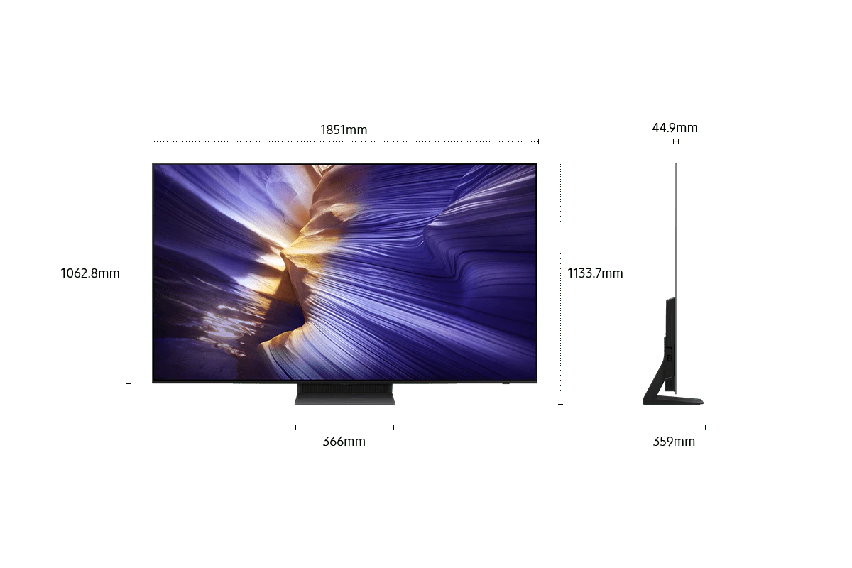 تەلەفزیۆنی زیرەکی 55 ئینچی Neo QLED QN85F 4K Samsung Vision AI (2025) Black