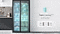 RS8000NC has two cooling systems inside with freezing at the left side, refrigeration at the right side.
