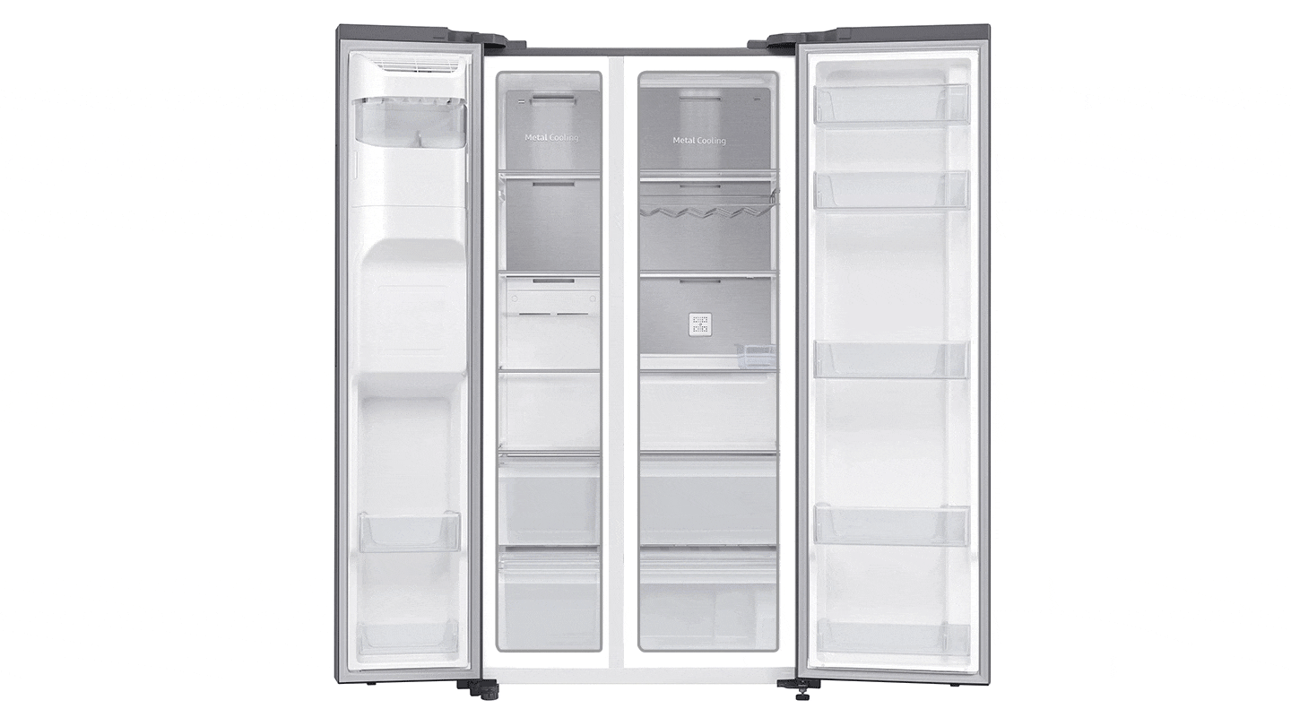 RS64DG53M3B1 Side by Side AI SpaceMax™ 1,78 m 635 l Black | Samsung Polska