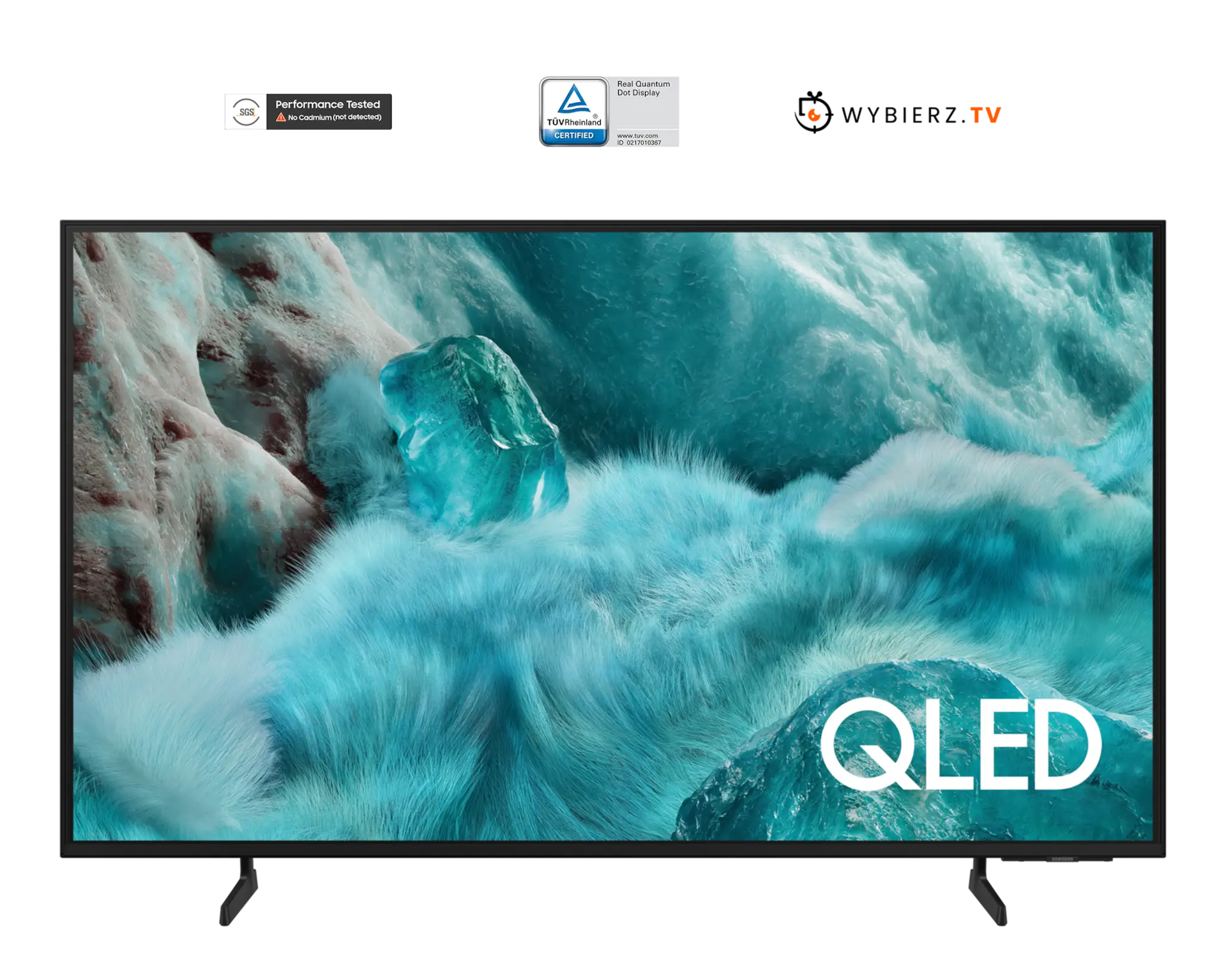 Telewizor 55" QLED Q7F2 4K Samsung Vision AI Smart TV (2025) - widok z przodu