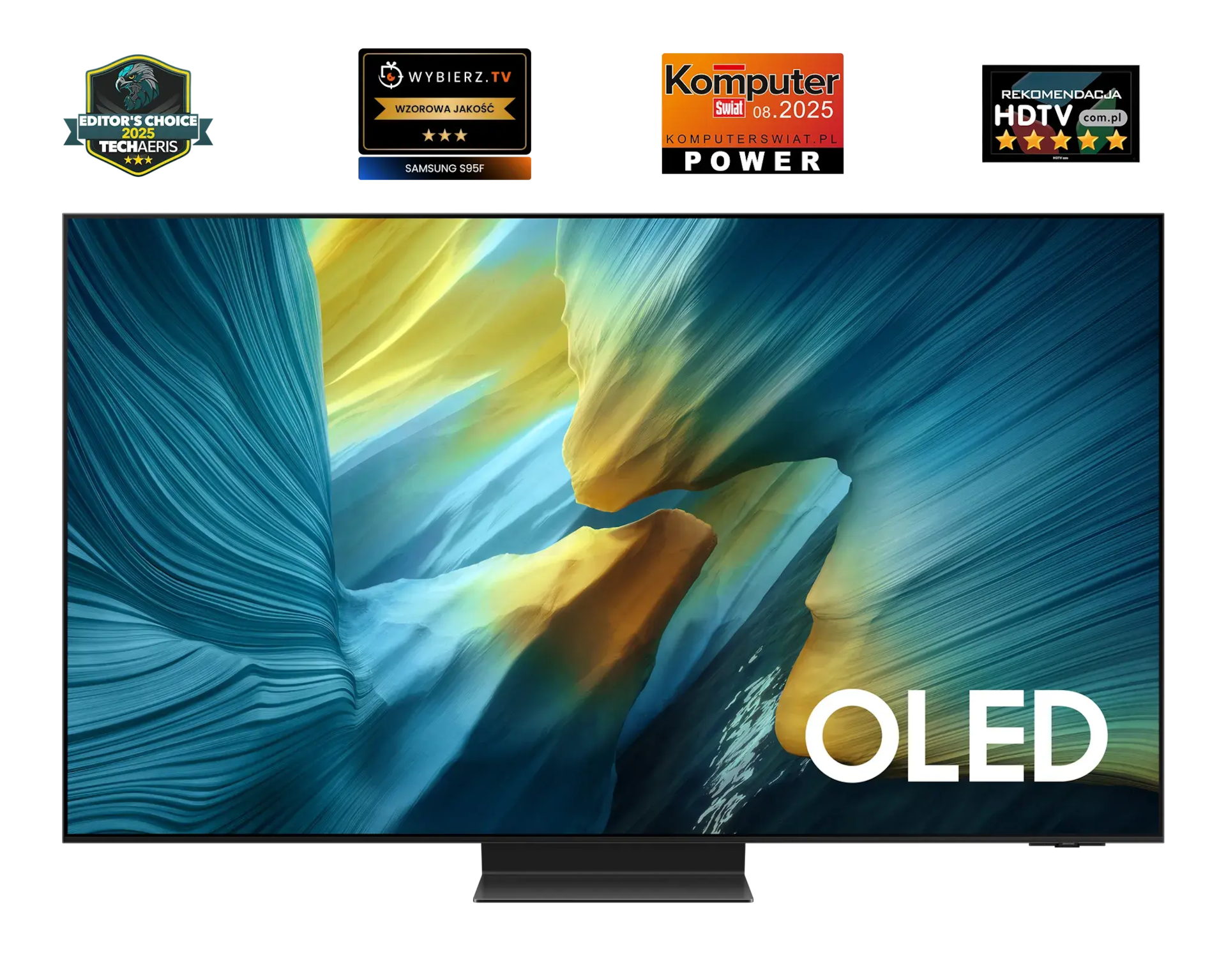 55" OLED S95F 4K Vision AI Smart TV (2025) Black