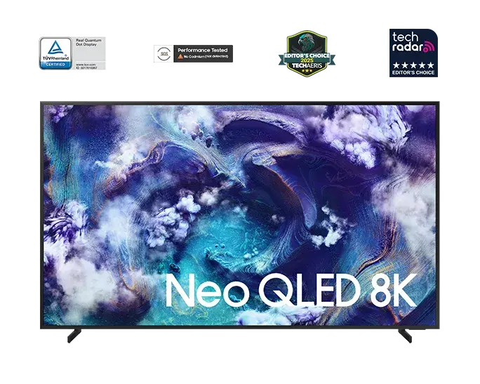 Telewizor 65" Neo QLED QN900F 4K Samsung Vision AI Smart TV - widok z przodu