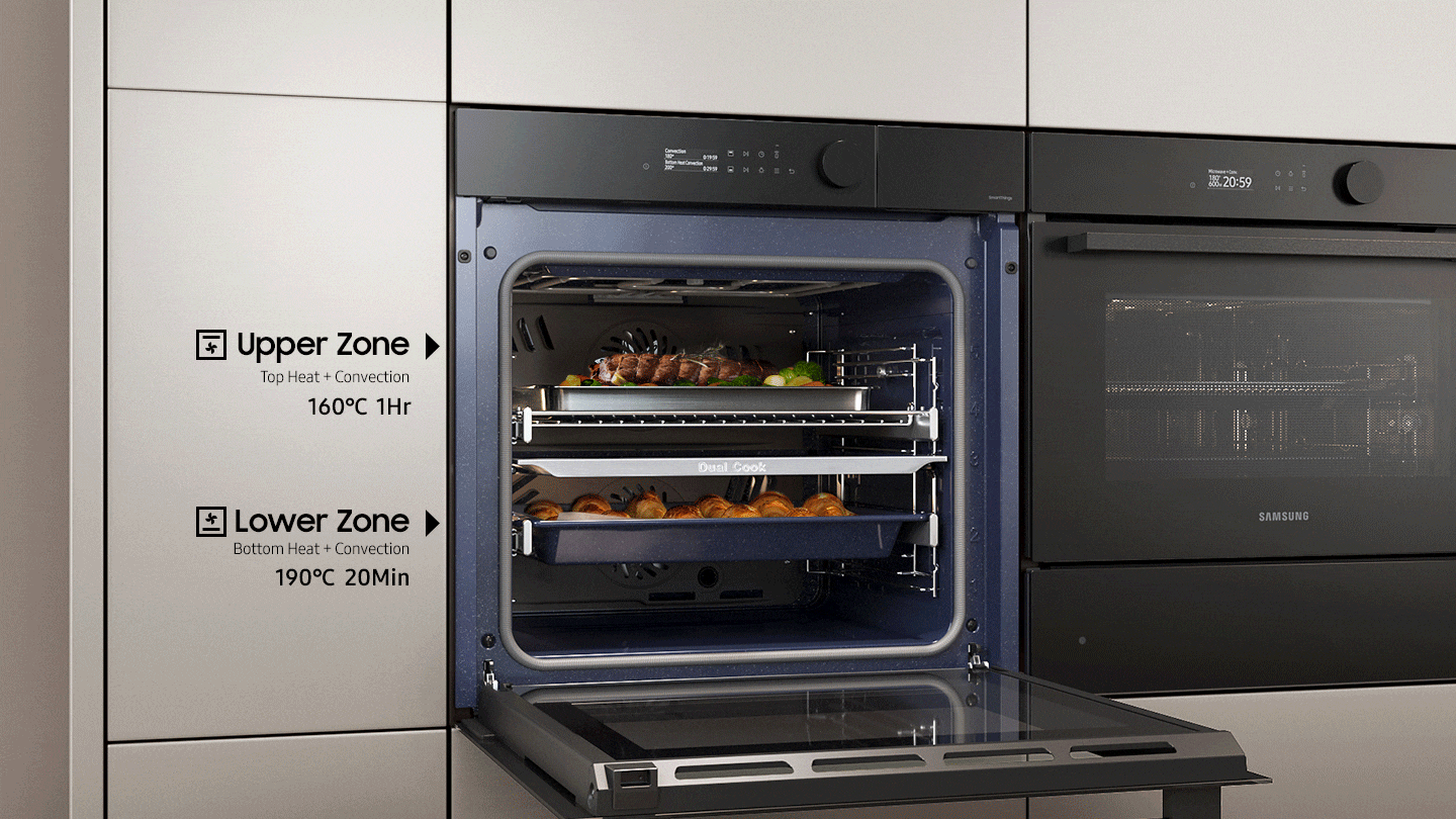 NV7B5675WAK Series 5 Dual Oven Steam Oven Samsung UK