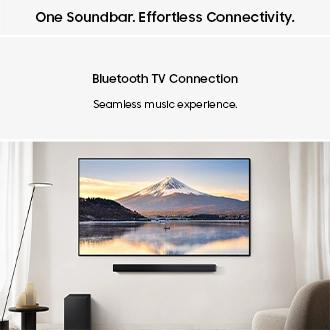 B450F B-Series 2.1ch Soundbar with Subwoofer (2025) Black
