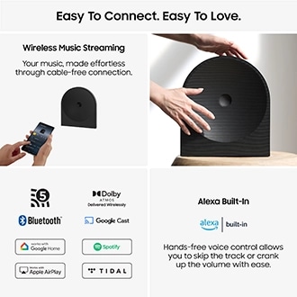 Music Studio 5 LS50H WiFi-Bluetooth Wireless Speaker (2026) Black
