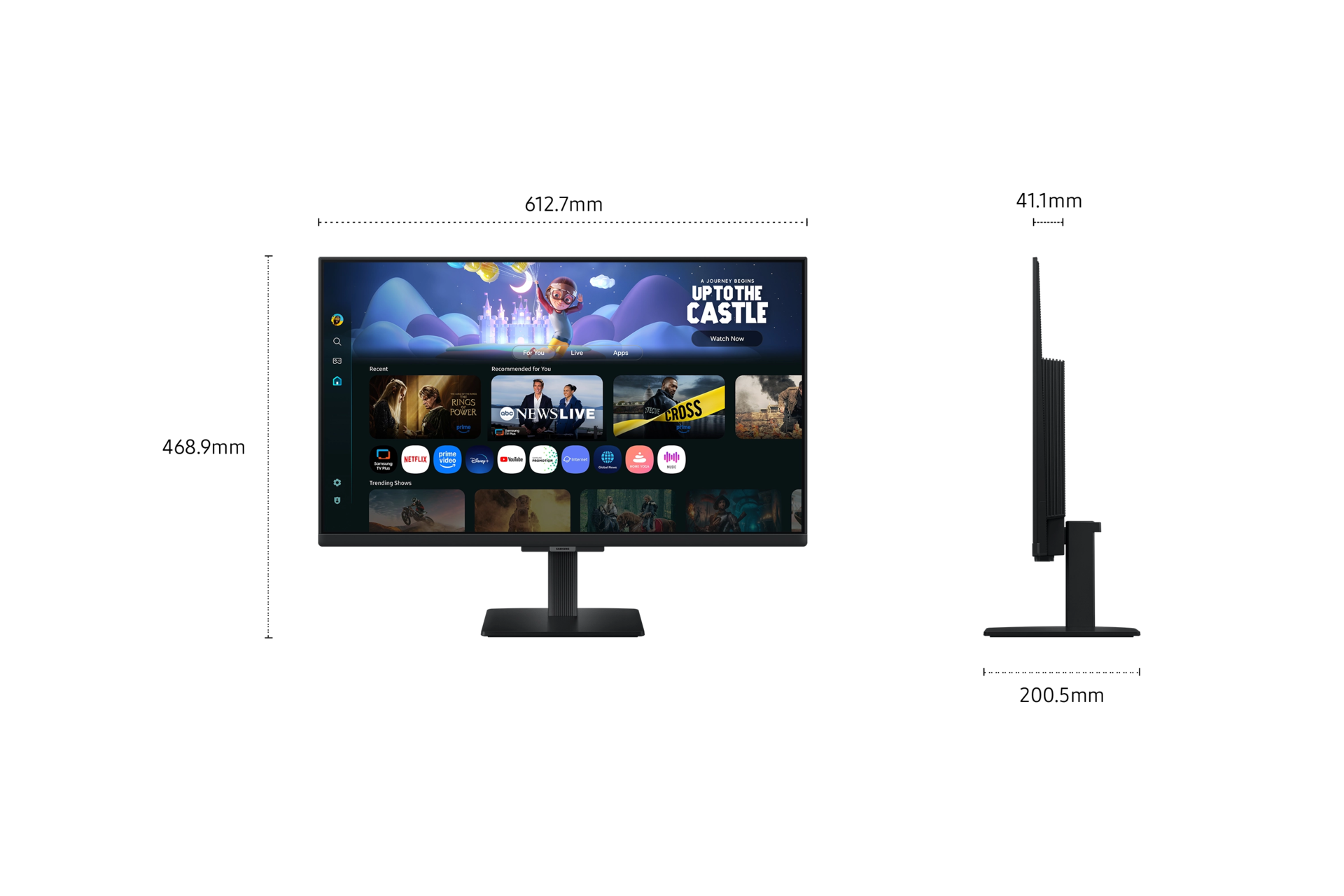 27" Smart Monitor M5 M50F FHD Black