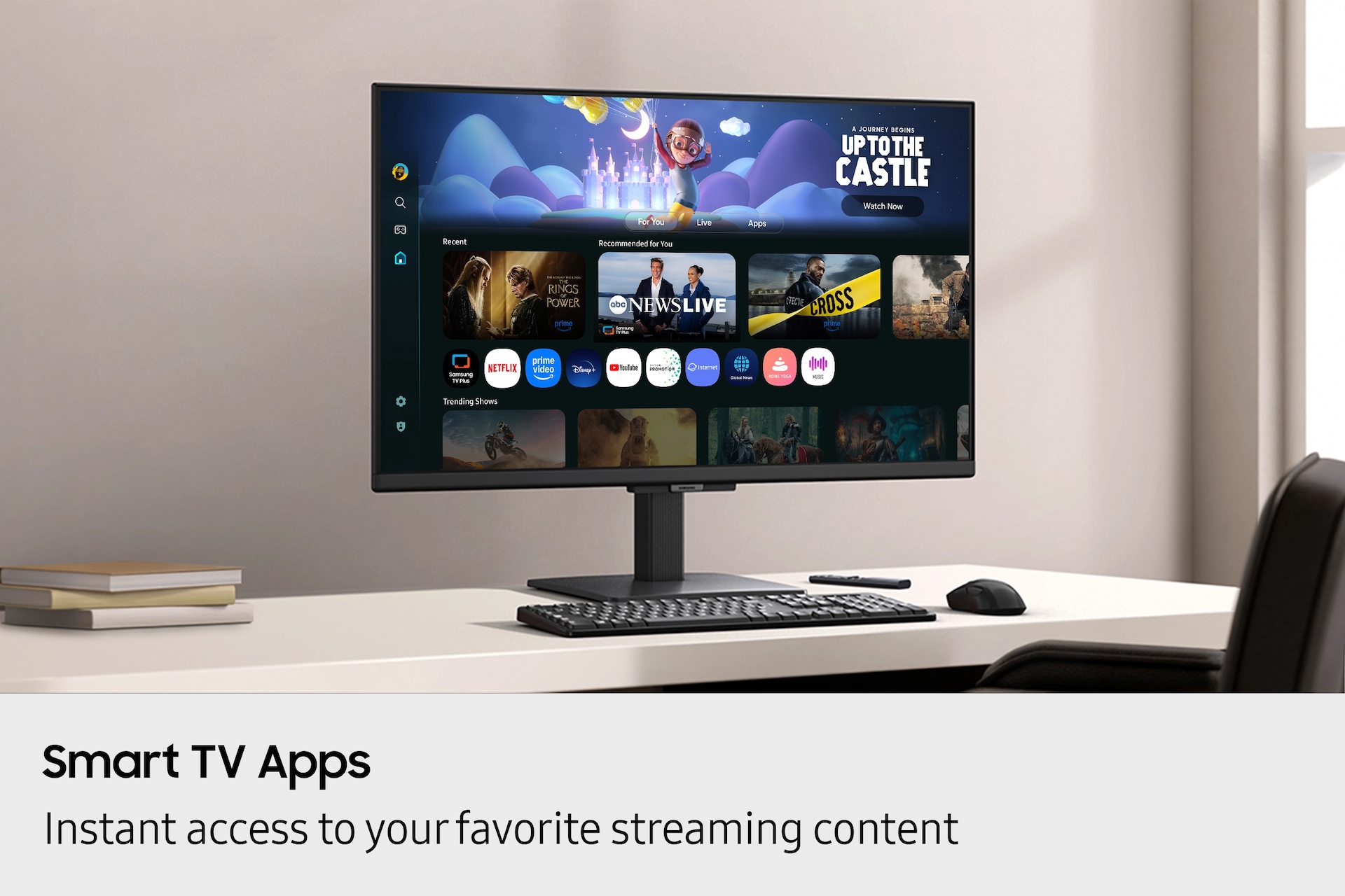 27" Smart Monitor M5 M50F FHD Black