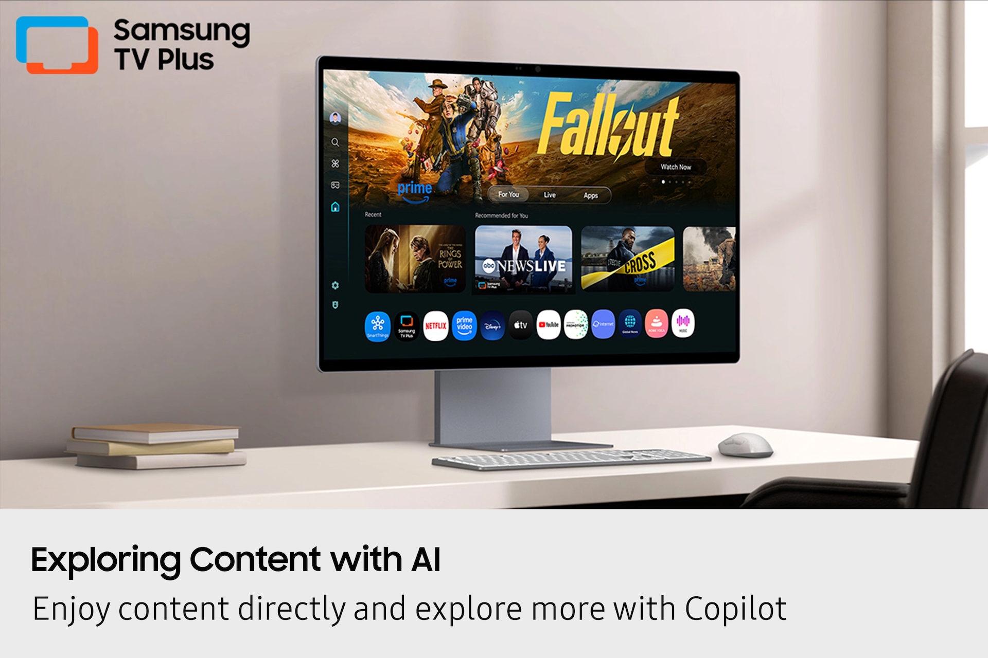 32" Smart Monitor M9 M90SF UHD Silver