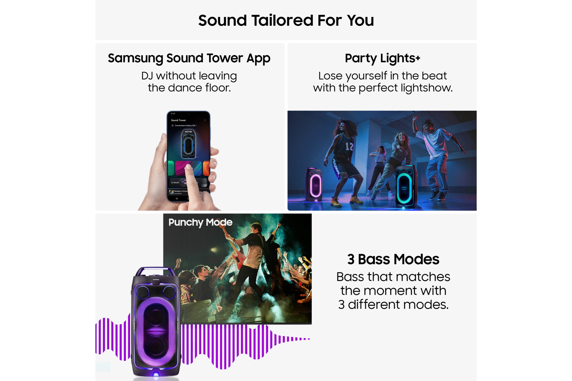 ST50F Sound Tower 240W Speaker Black