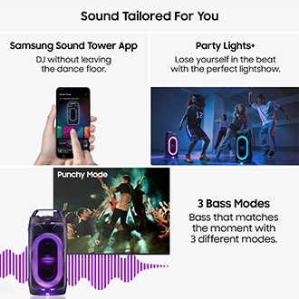 ST50F Sound Tower 240W Speaker Black