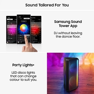 ST90B Sound Tower 1700W Speaker Black