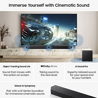 100'' Neo QLED QN80H 4K Samsung Vision AI Smart TV (2026) Titanium Black