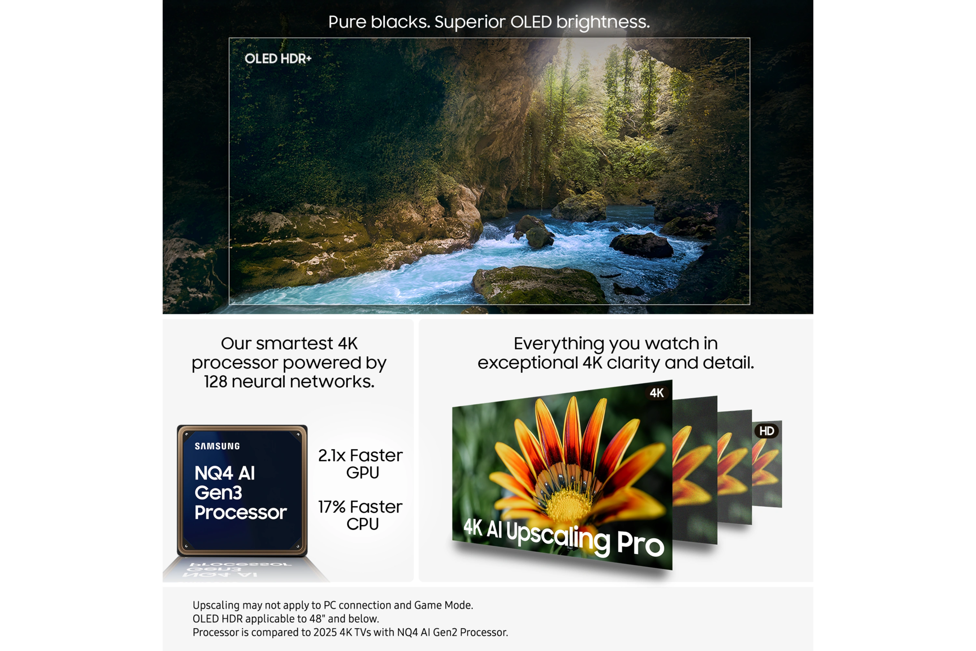 42" OLED S93F 4K Vision AI Smart TV (2025) Black