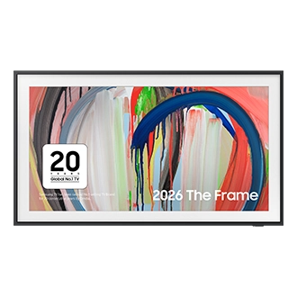 {size}" The Frame LS03HA 4K Samsung Vision AI Smart TV (2026) Front Black 