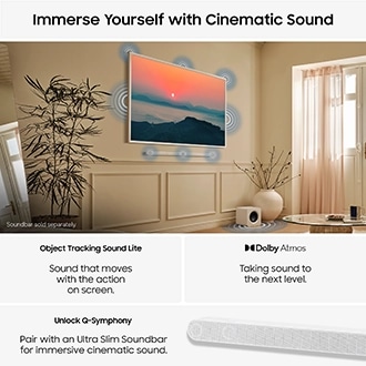 43" The Frame LS03HE 4K Samsung Vision AI Smart TV (2026) Black