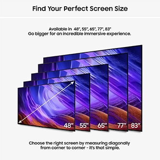48'' OLED S85H 4K Samsung Vision AI Smart TV (2026) Graphite