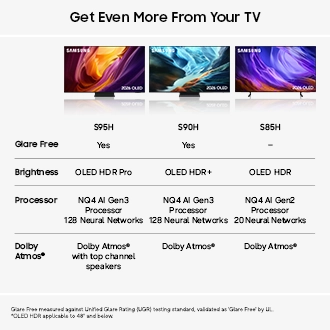 48'' OLED S85H 4K Samsung Vision AI Smart TV (2026) Graphite