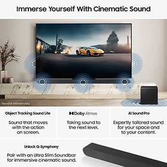 48" OLED S93F 4K Vision AI Smart TV (2025) Black