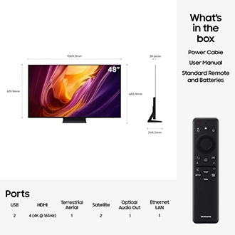 48'' OLED S95H 4K Samsung Vision AI Smart TV (2026) Graphite