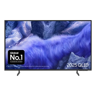 50" QLED QEF1 4K Vision AI Smart TV (2025) Titanium Gray