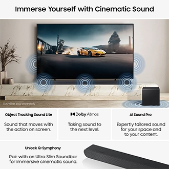 55'' OLED S85H 4K Samsung Vision AI Smart TV (2026) Graphite