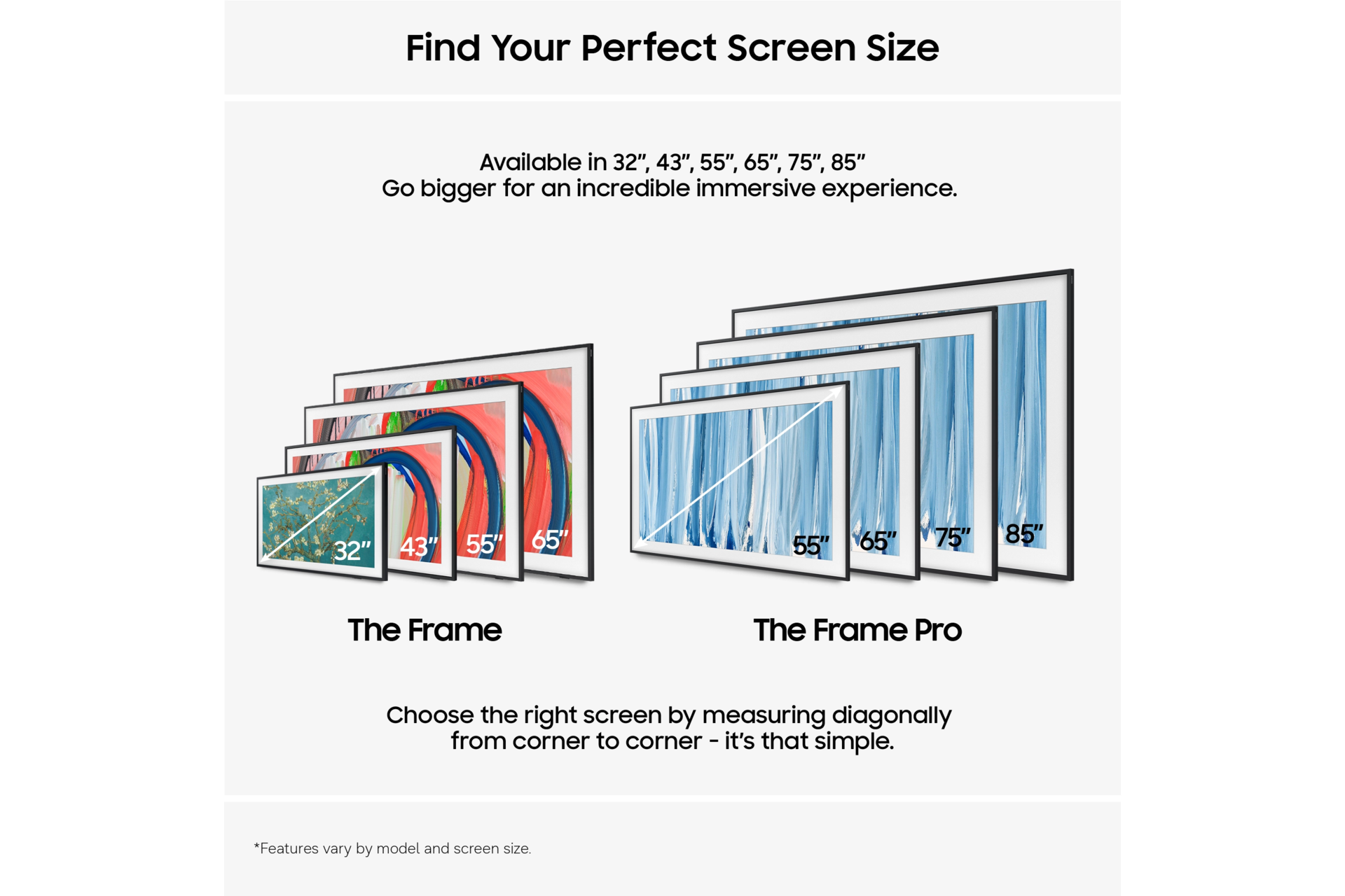 65" The Frame LS03HA 4K Samsung Vision AI Smart TV (2026) Black