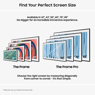 65" The Frame LS03HA 4K Samsung Vision AI Smart TV (2026) Black