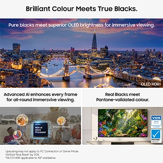 65'' OLED S90H 4K Samsung Vision AI Smart TV (2026) Graphite