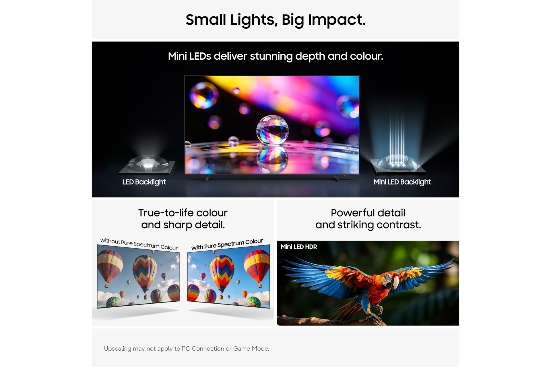 43" Mini LED M1EH 4K Samsung Vision AI Smart TV (2026) Black