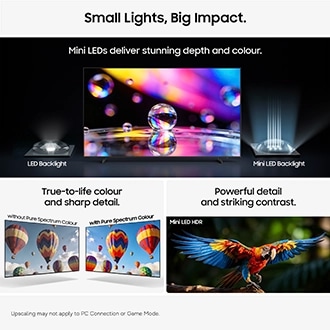 43" Mini LED M1EH 4K Samsung Vision AI Smart TV (2026) Black