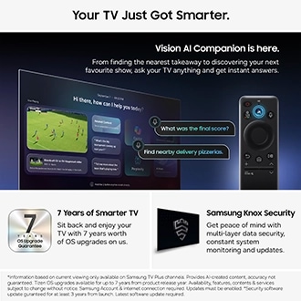 65" Mini LED M1EH 4K Samsung Vision AI Smart TV (2026) Black