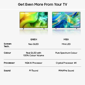 65" Mini LED M1EH 4K Samsung Vision AI Smart TV (2026) Black