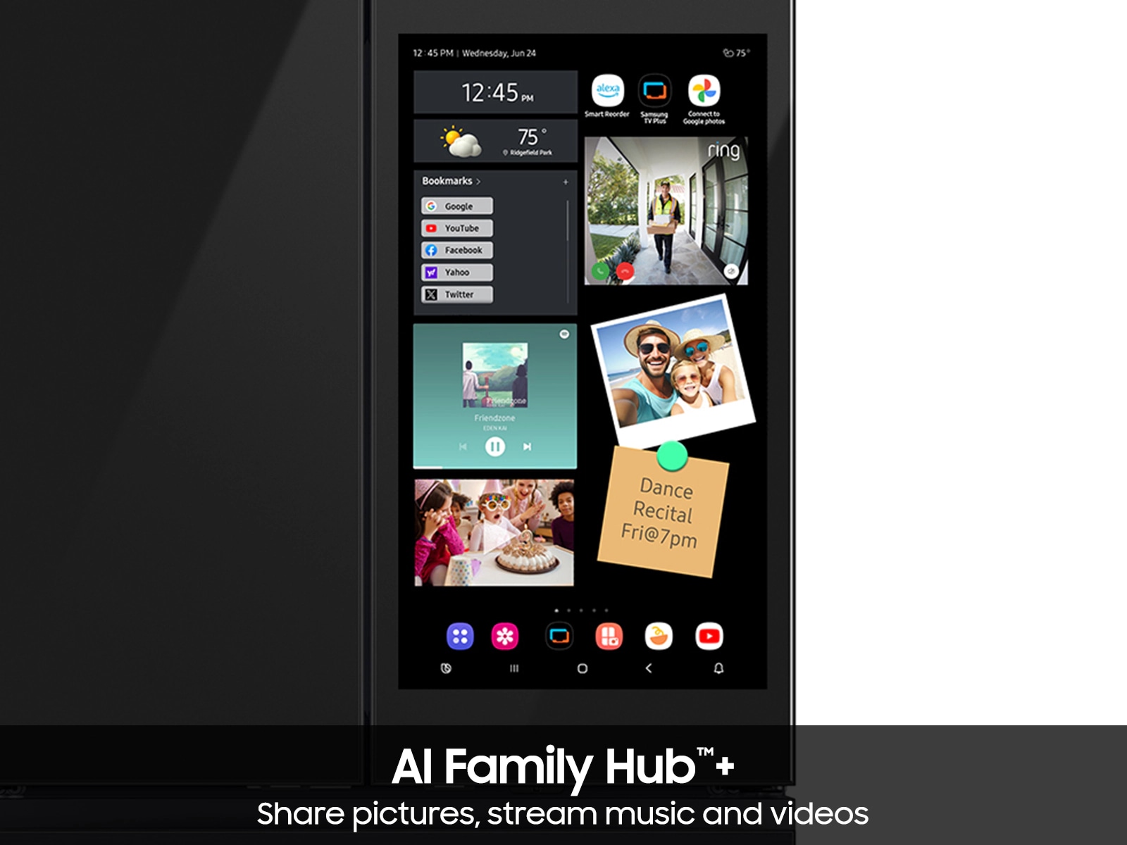 Bespoke AI 4-Door French Door AI Family Hub™ | AI Vision Inside™ 23 cu.ft.