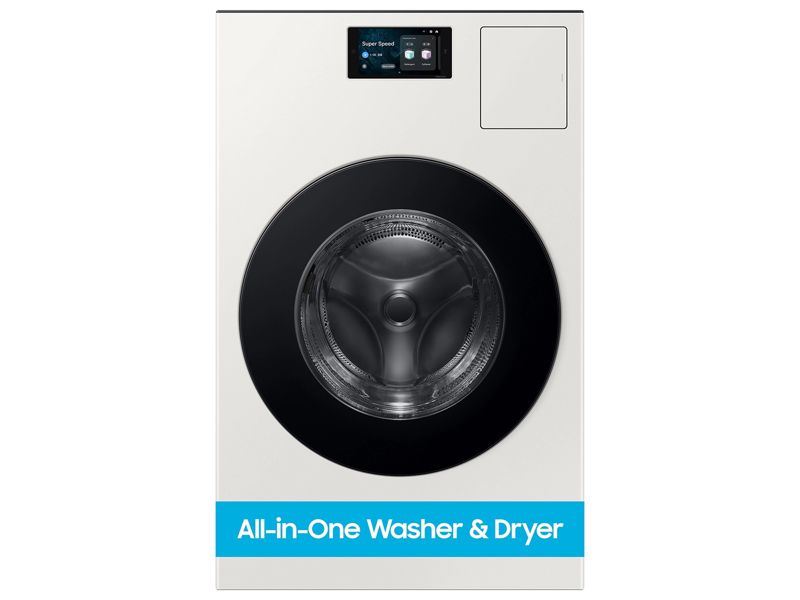 5.3 cu. ft. Bespoke AI Laundry Vented Combo™ All-in-One Ultra Capacity Washer and Electric Dryer with AI Home in Ivory