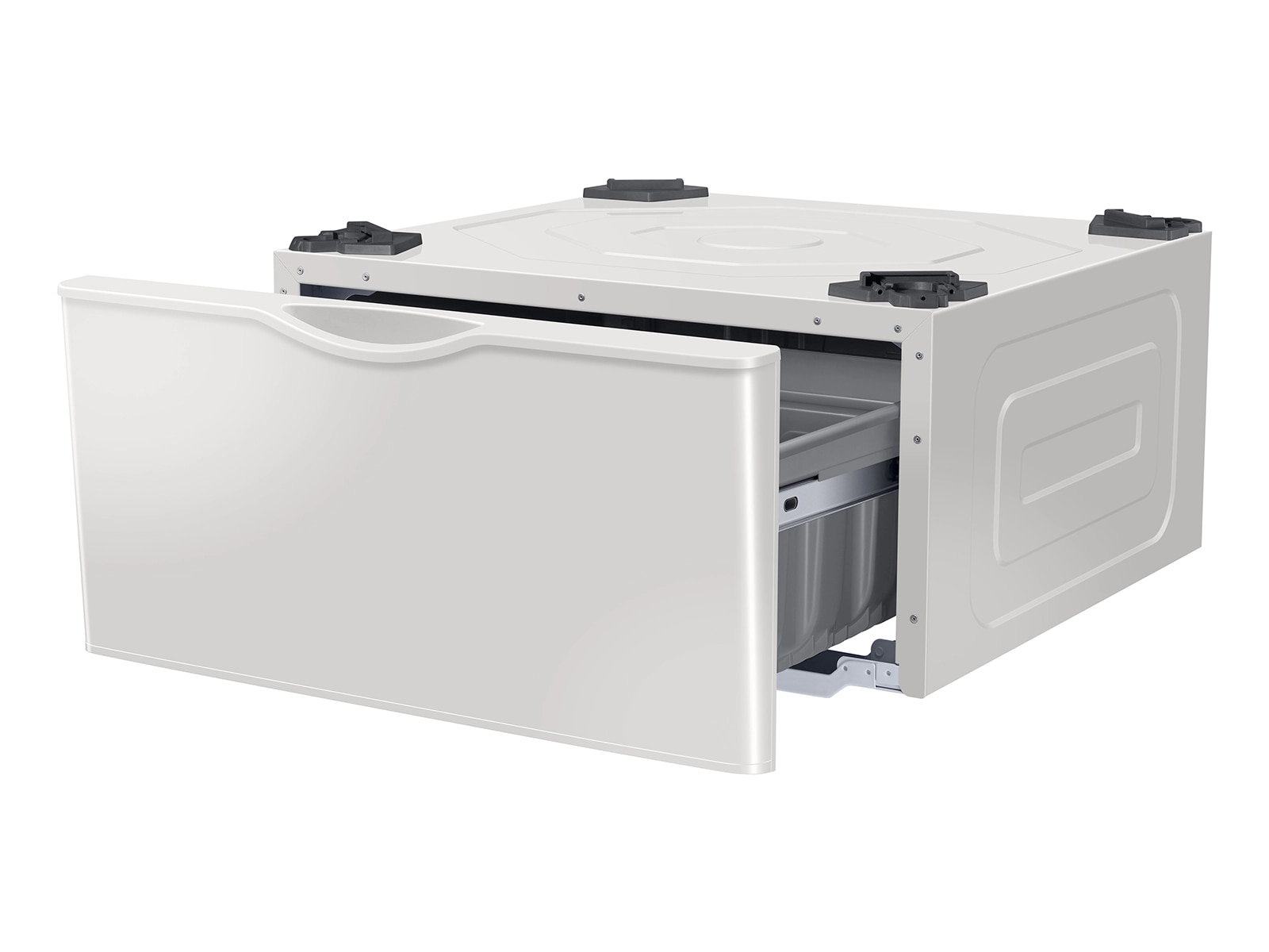 27" Pedestal R-Perspective-Open Ivory White 