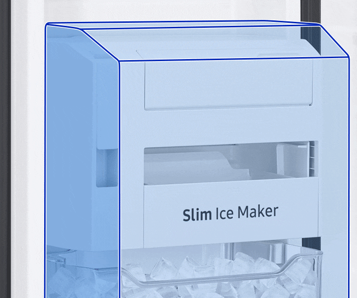 More ice, more freezer storage space