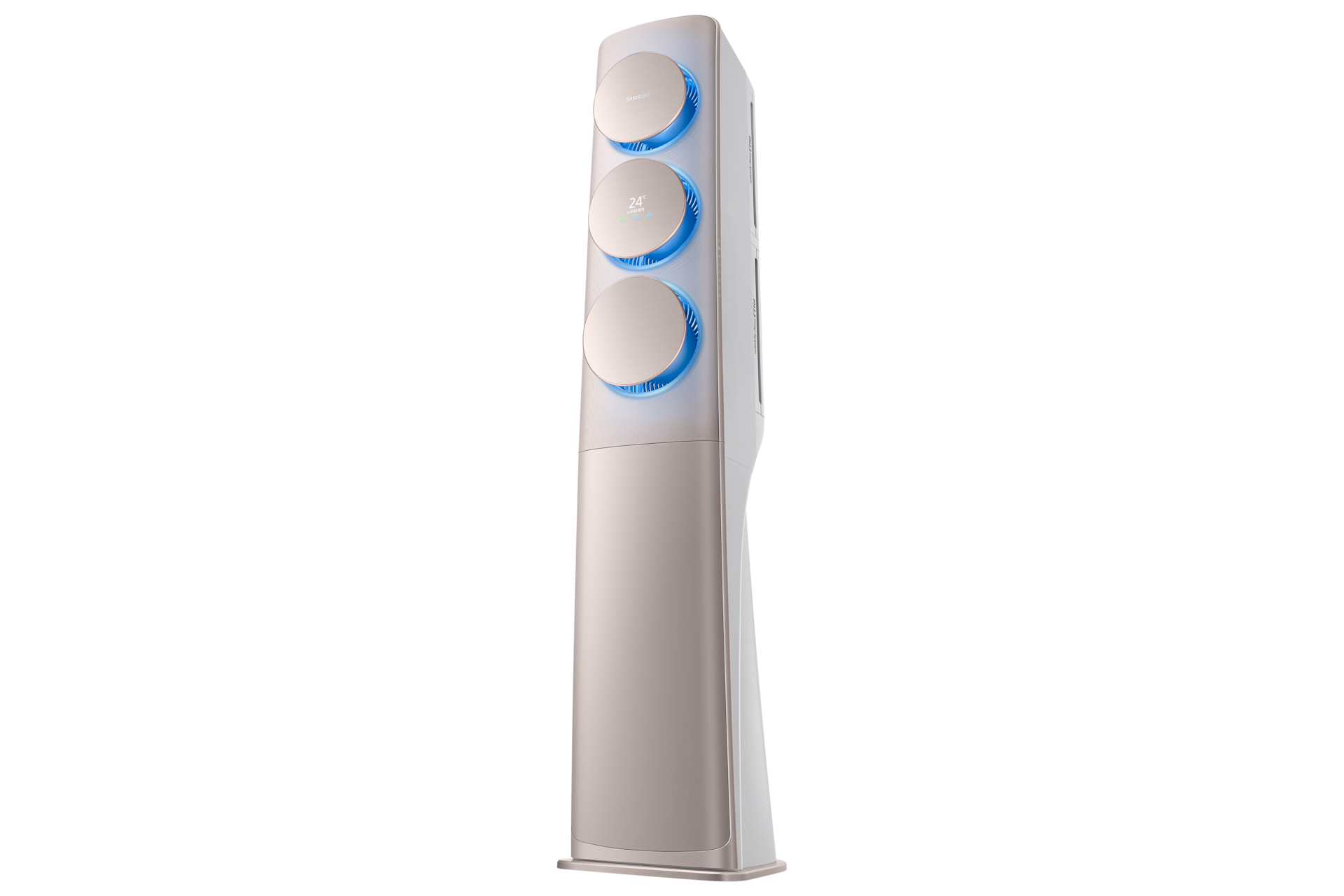 메탈 골드 정면 왼쪽 30도, 전원 켜짐