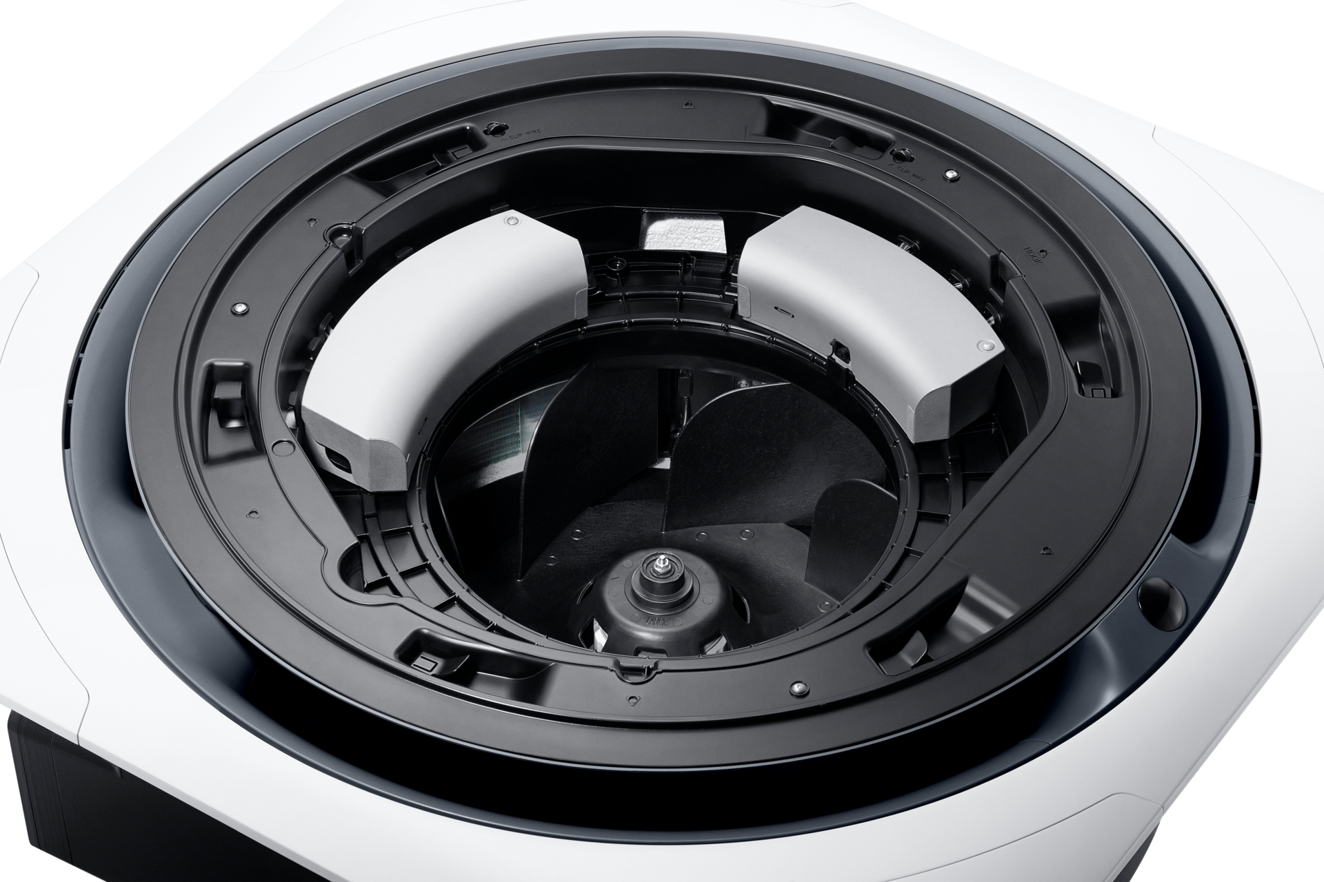 360 Cassette Ac With Digital Inverter And Bladeless Design 48 000 Btu Hr Samsung Gulf