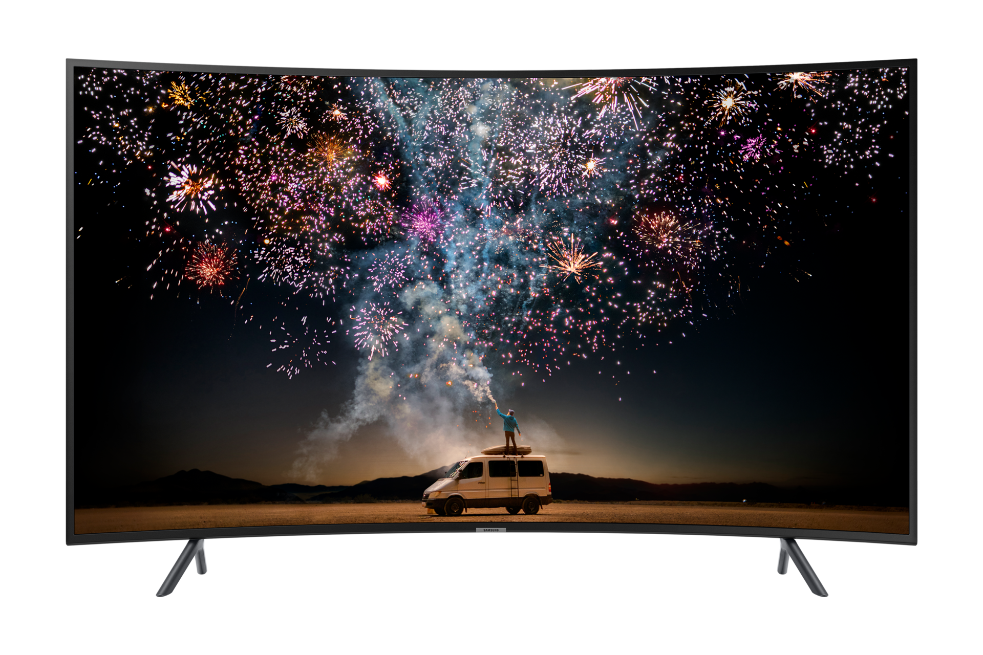 Ru7300 تلفزيون ذكي منحني UHD 4K مقاس 65 بوصة، سامسونج الخليج