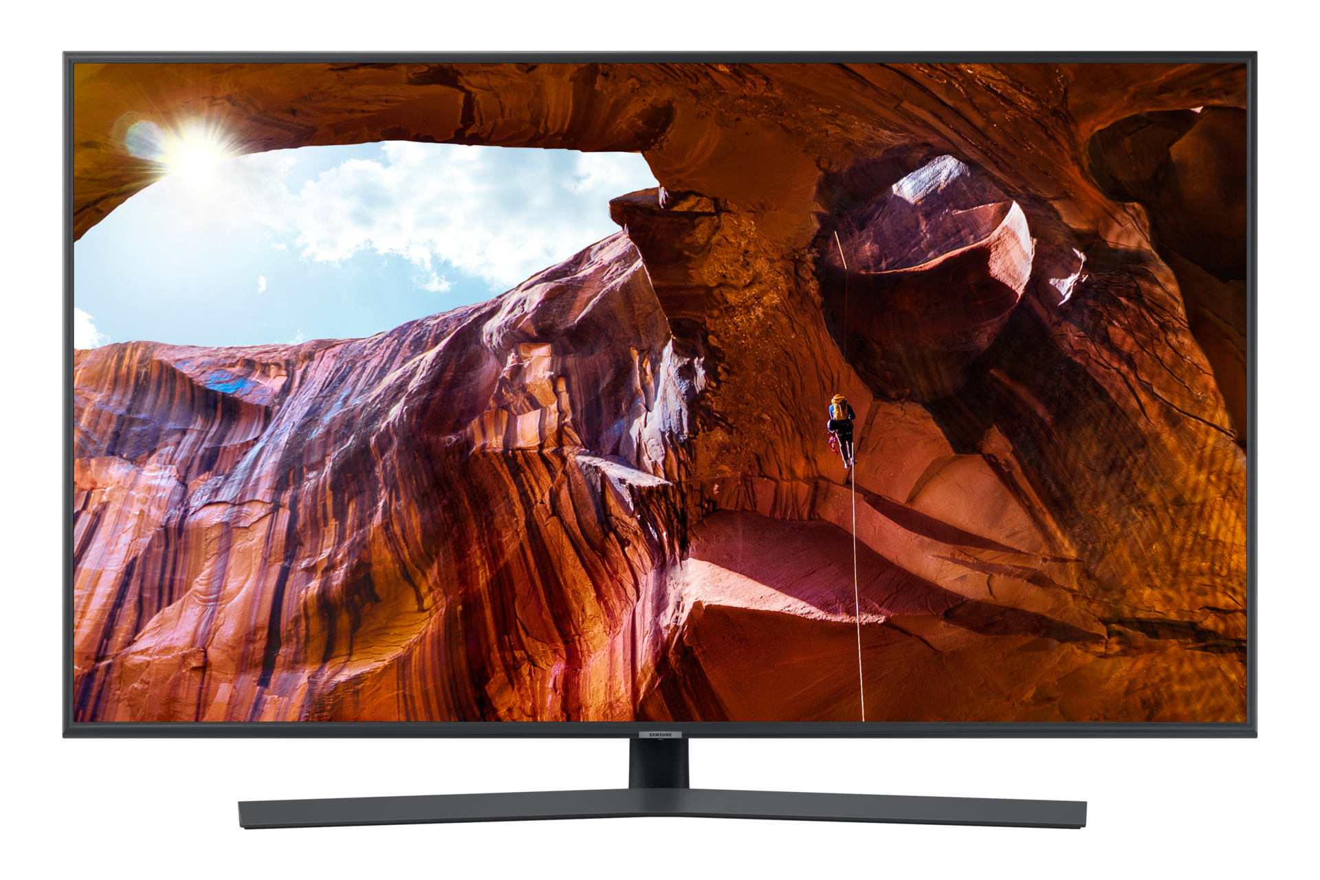 تلفزيون 4K UHD ذكي مسطح 55 بوصة RU7400 فئة 7 | سامسونج الخليج