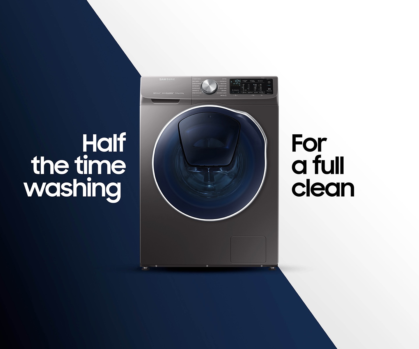 Combo Washing Machine with QDrive, 9 Kg Samsung Gulf