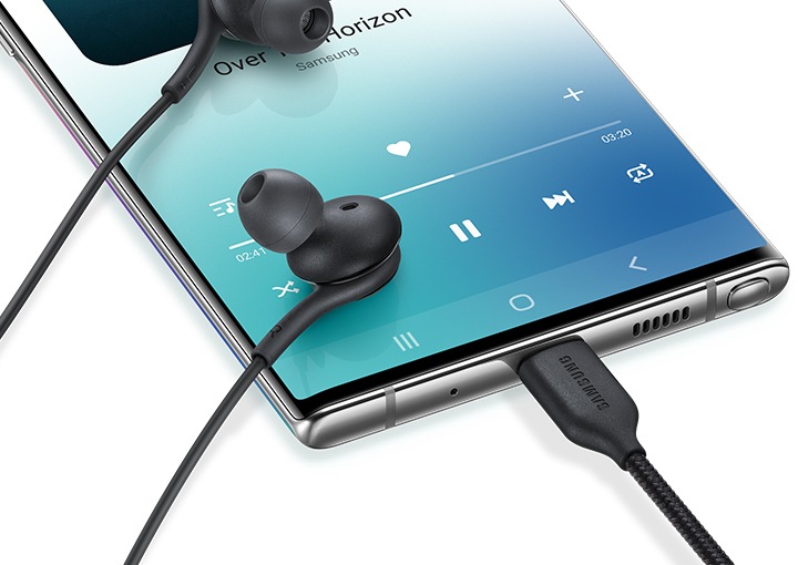 Auriculares de botón - Auriculares Samsung AKG USB C EO-IC100BW