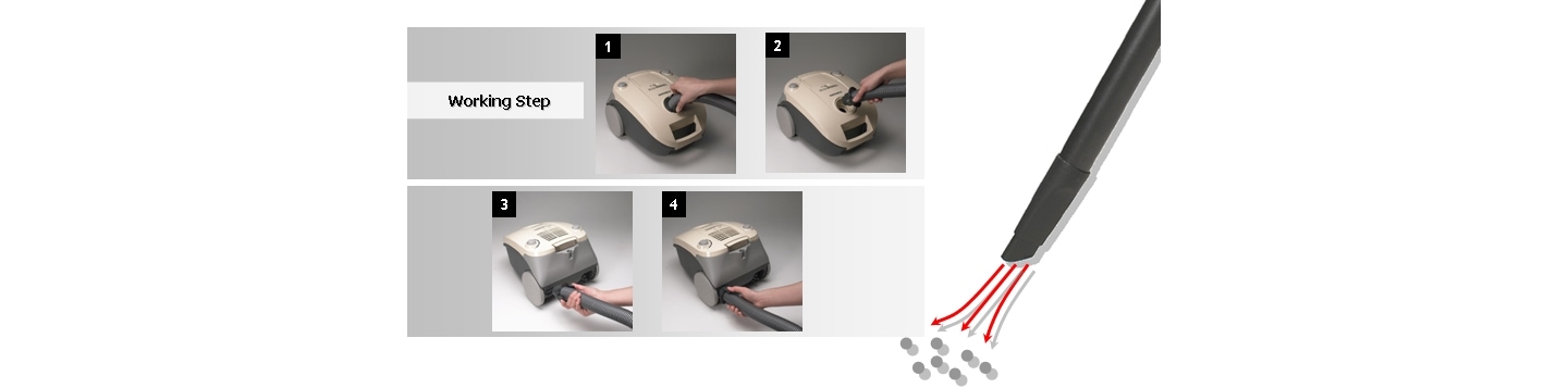 Easy Dust Blowing Function