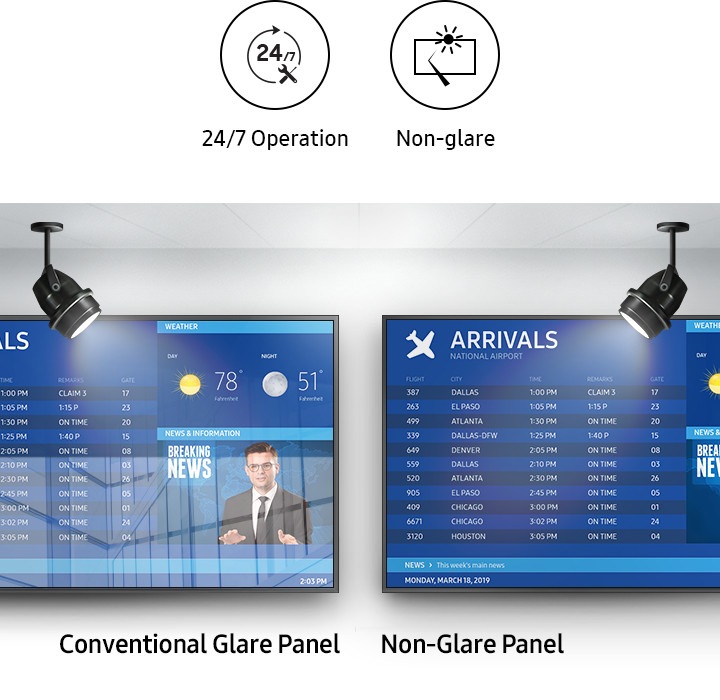 Professional Display Qbr Series 98 Samsung Business Ae