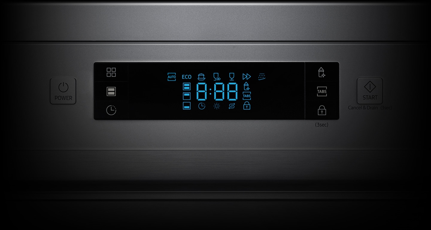 Samsung dishwasher hot sale silver