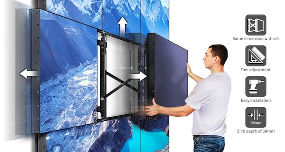 A Slim, Easily Configurable Wall Mount Adaptive to your Business Needs